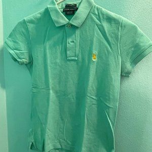 Ralph Lauren The Skinny Polo in Teal size small